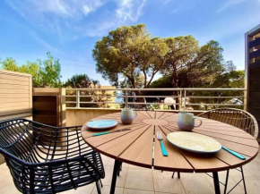 Studio avec vue mer - Parking, AC et proche plage
